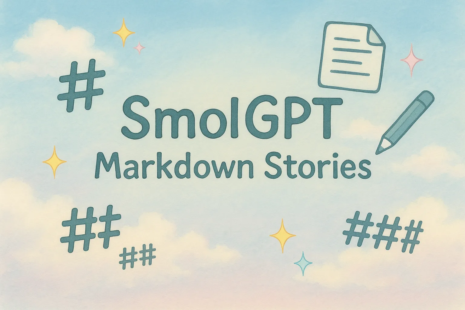 SmolGPT Markdown Stories banner