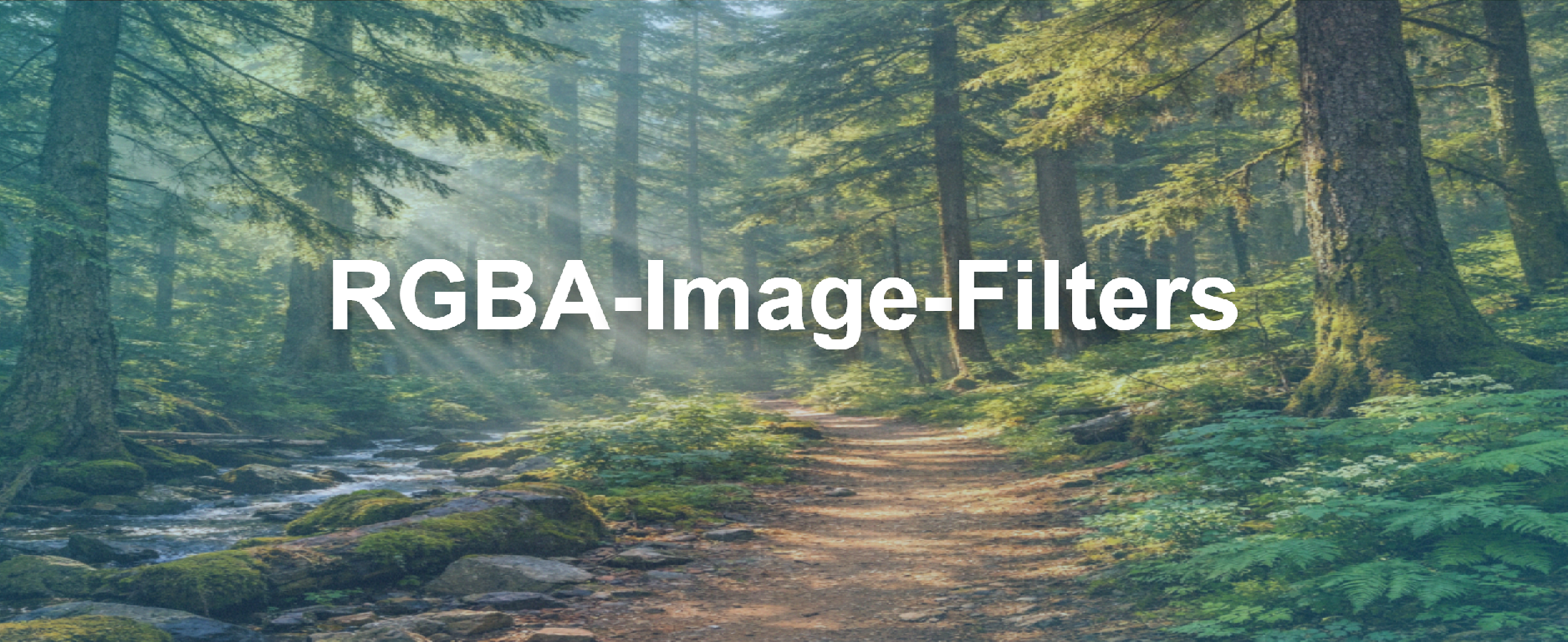 RGBA Image Filters banner